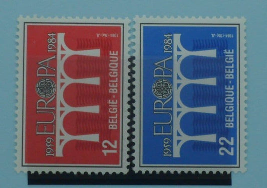 Belgium Stamps, 1984, SG2788-2789, Mint image 0