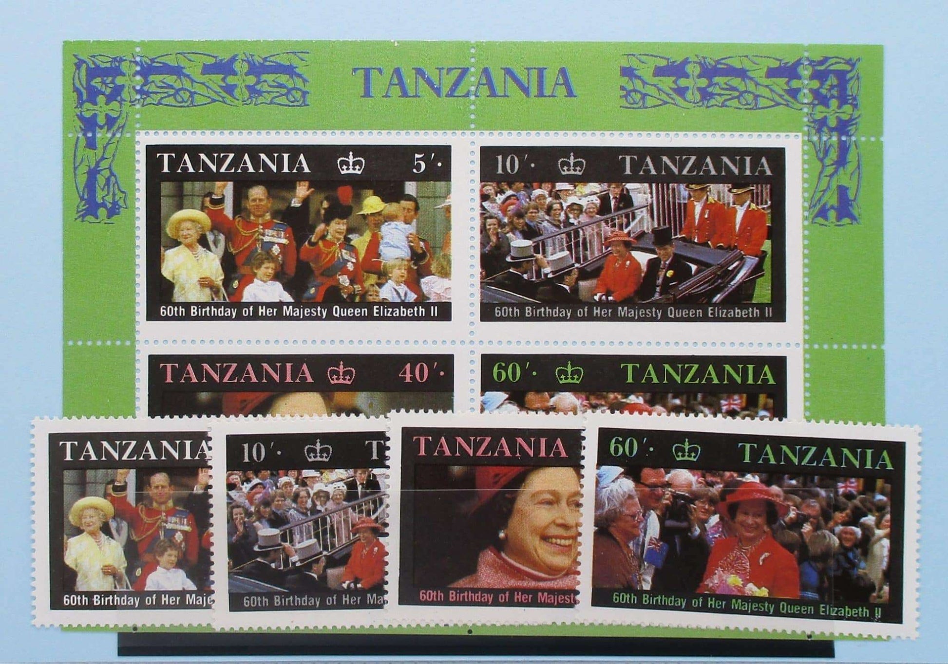 Tanzania Stamps, 1987, SG517-520, MS521, Mint image 0