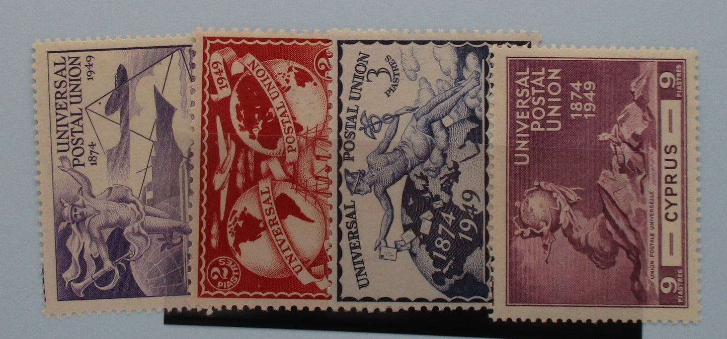 Cyprus Stamps, 1949, SG168-171, Mint image 0