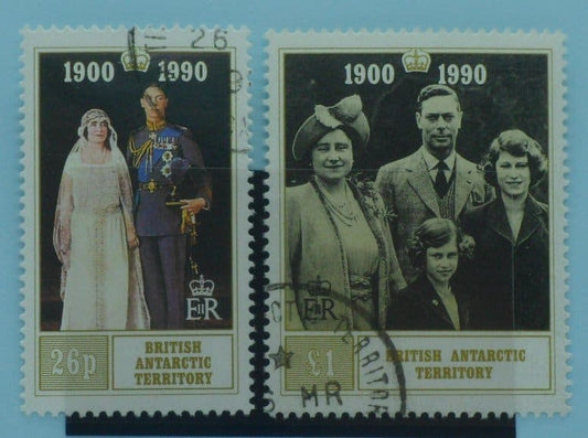 British Antarctic Territory Stamps, 1990, SG186-187, Used image 0