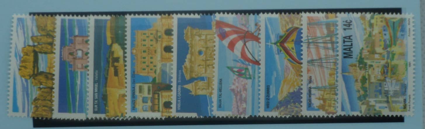 Malta Stamps, 1991, SG905-913, Mint image 0