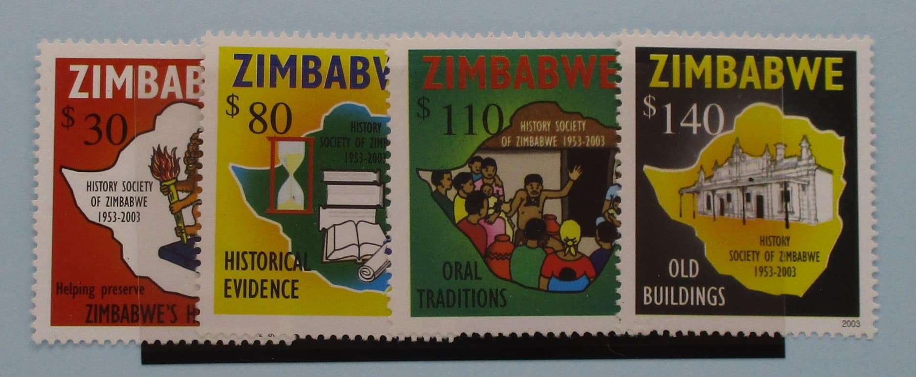 Zimbabwe Stamps, 2003, SG1100-1103, Mint image 0