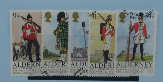 Alderney Stamps, 1985, SGA23-A27, Used image 0