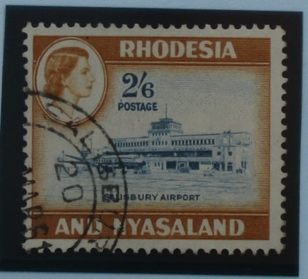 Rhodesia and Nyasaland Stamps, 1959-62, SG28, Used image 0