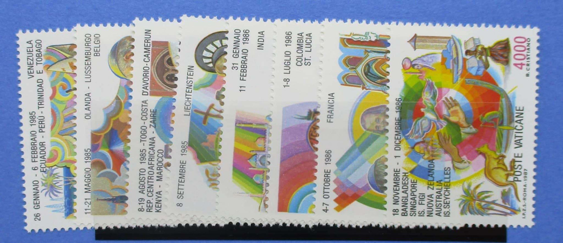 Vatican City Stamps, 1987, SG886-893, Mint image 0