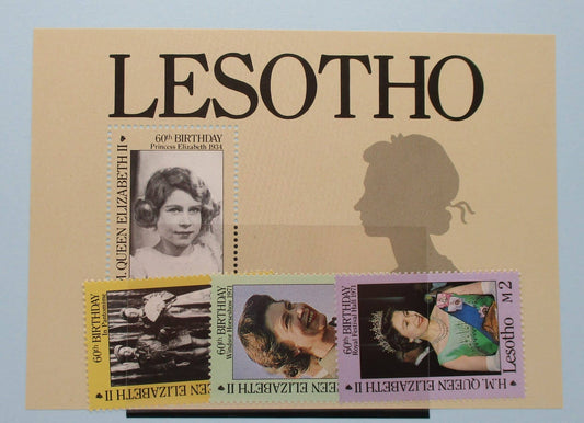 Lesotho Stamps, 1986, SG701-703, MS704, Mint image 0
