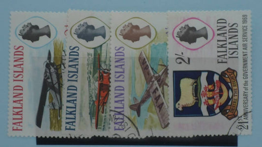 Falkland Islands Stamps, 1969, SG246-249, Used image 0