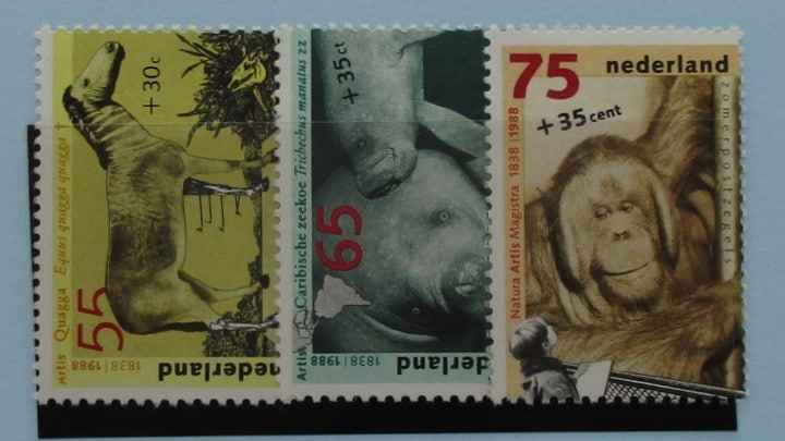 Netherlands Stamps, 1988, SG1528a-1530,  Mint image 0