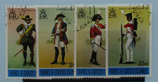 Turks and Caicos Islands Stamps, 1975, SG433-436, Used image 0