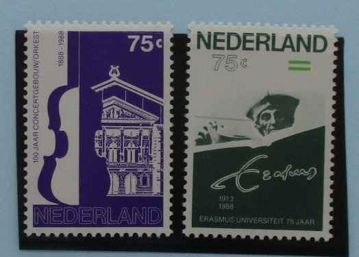 Netherlands Stamps, 1988, SG1540, SG1541,  Mint image 0