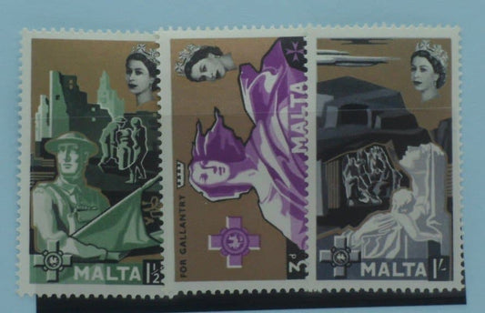 Malta Stamps, 1959, SG292-294, Mint image 0