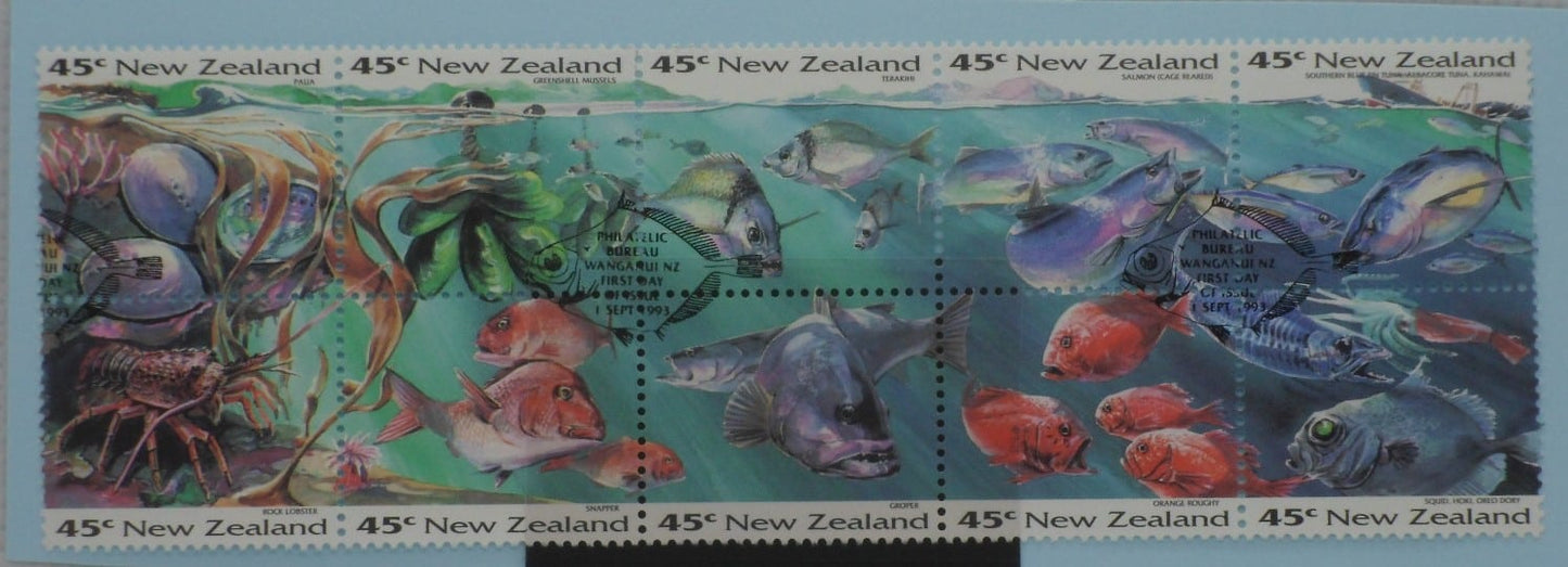 New Zealand Stamps, 1993, SG1752-1761, Used image 0