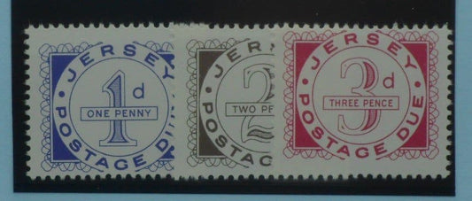 Jersey Stamps, 1969, SG D1-D3, Mint image 0