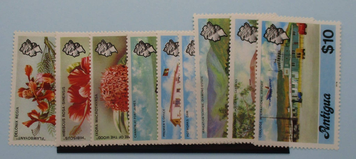 Antigua Stamps, 1976-78, SG478B-486B, Mint image 0