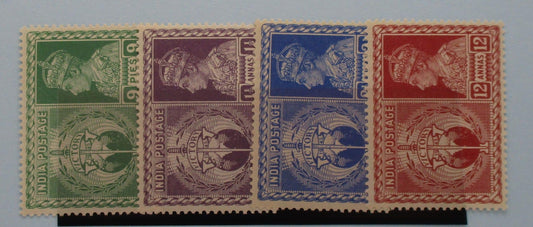 India Stamps, 1946, SG278-281, Mint image 0