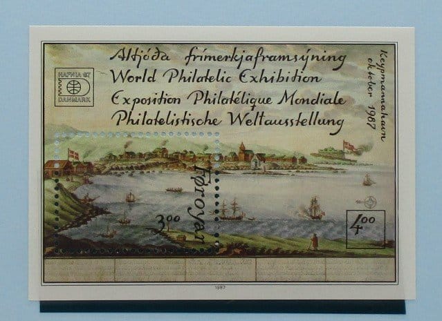 Faroe Islands Stamps, 1987, MS154, Mint image 0