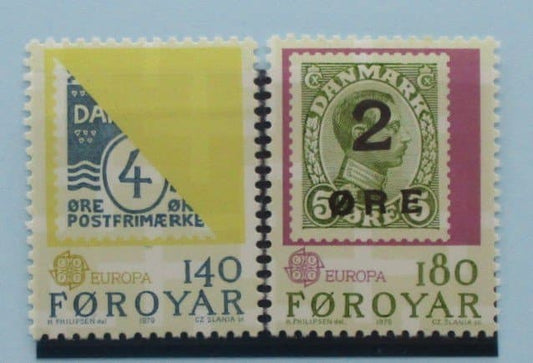 Faroe Islands Stamps, 1979, SG42-43, Mint image 0