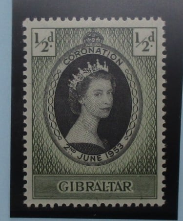 Gibraltar Stamps, 1953, SG144, Mint image 0