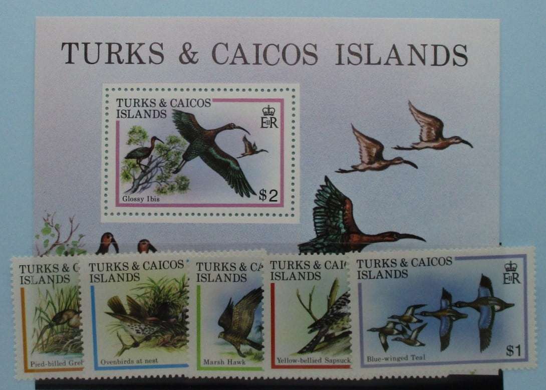 Turks and Caicos Islands Stamps, 1980, SG592-596, MS597, Mint image 0