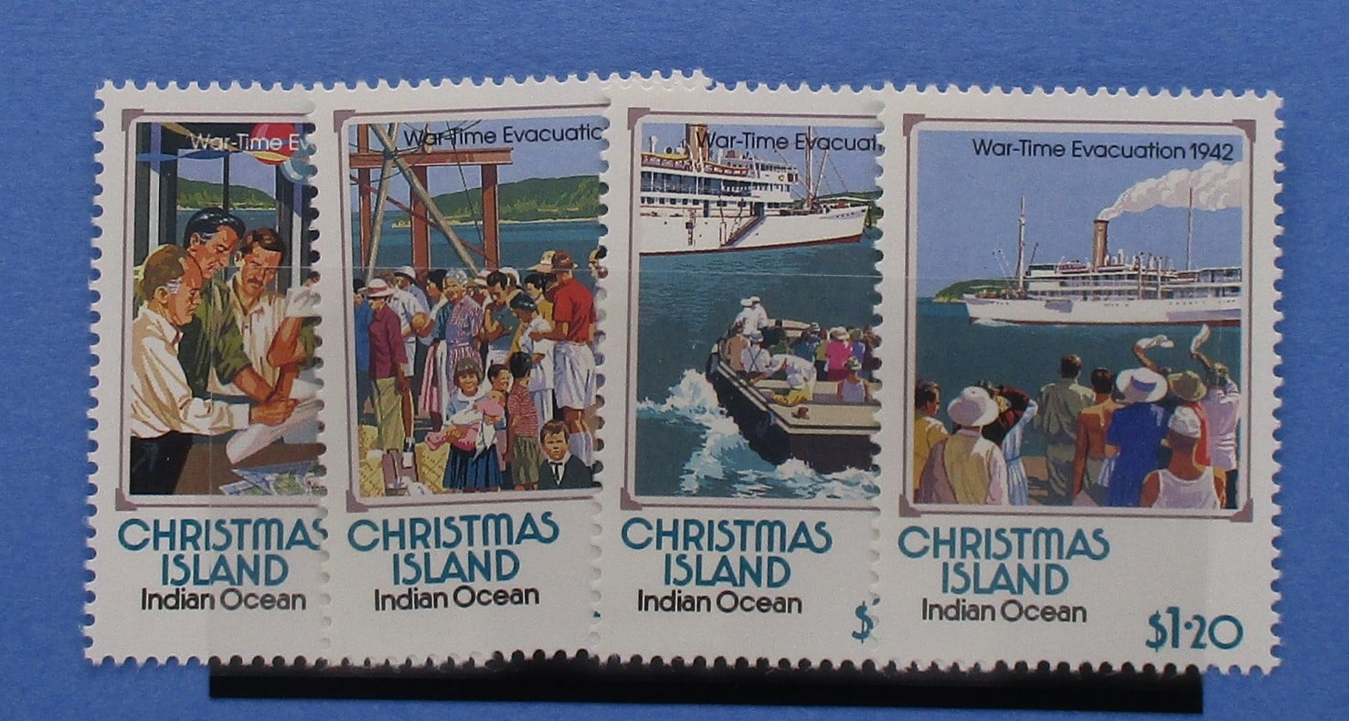 Christmas Island Stamps, 1992, SG342 - 345, Mint - Manor Stamps