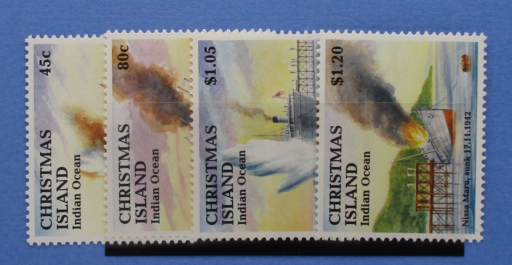 Christmas Island Stamps, 1992, SG362 - 365, Mint - Manor Stamps