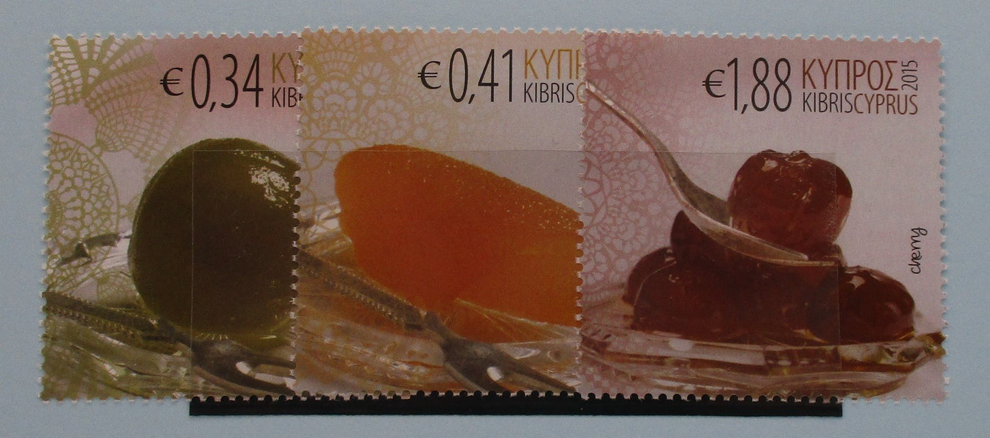 Cyprus Stamps, 2015, SG1364 - 1366, Mint - Manor Stamps