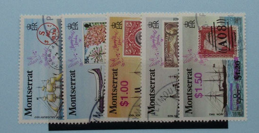Montserrat Stamps, 1990, SG818-822, Used image 0