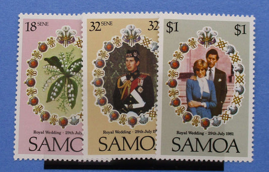 Samoa Stamps, 1981, SG599-601, Mint image 0