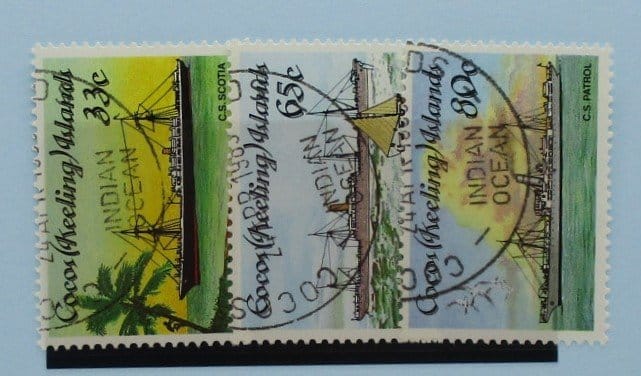 Cocos (Keeling) Islands Stamps, 1985, SG129-131, Used image 0