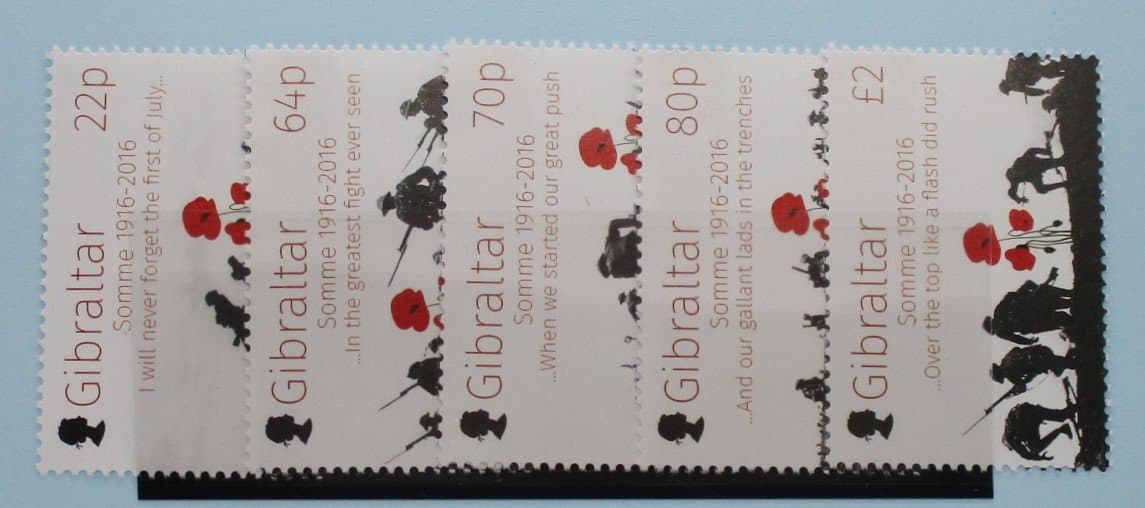 Gibraltar Stamps, 2016, SG1684-1688, Mint image 0