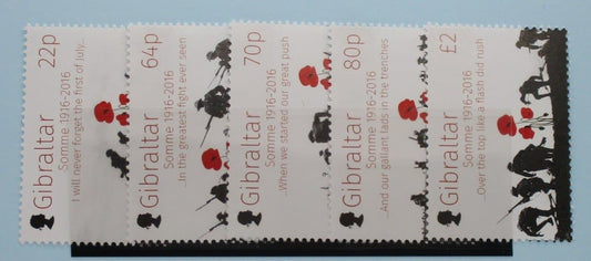 Gibraltar Stamps, 2016, SG1684-1688, Mint image 0