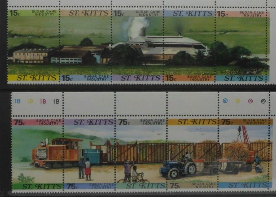 St Kitts Stamps, 1987, SG227a, SG232a, Mint image 0