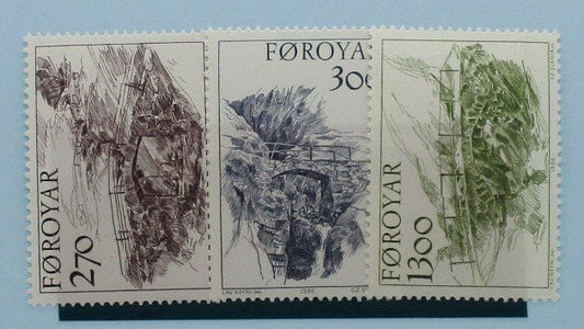 Faroe Islands Stamps, 1986, SG137-139, Mint image 0