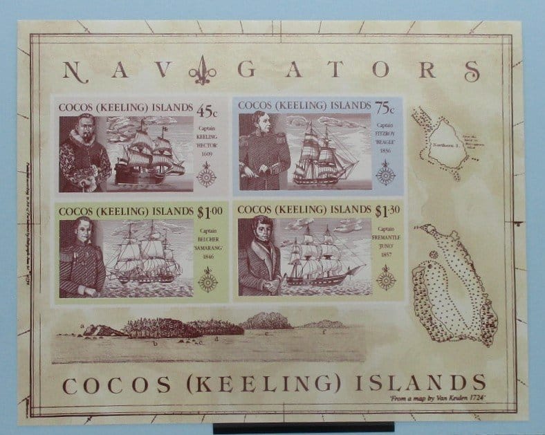 Cocos (Keeling) Islands Stamps, 1990, MS227, Mint, image 0