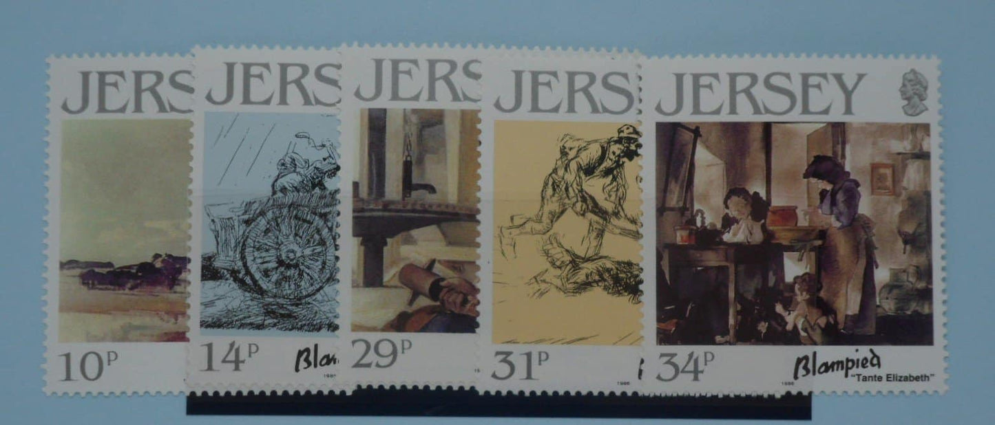 Jersey Stamps, 1986, SG397-401, Mint image 0