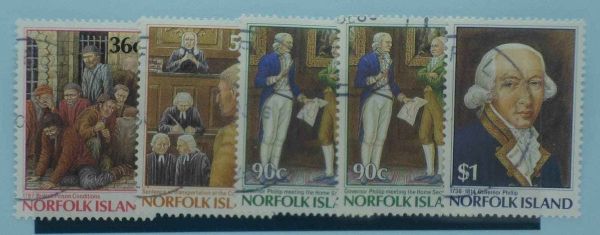 Norfolk Island Stamps, 1986, SG396-400, Used image 0