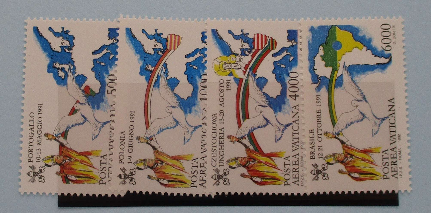 Vatican City Stamps, 1992, SG1019-1022, Mint image 0