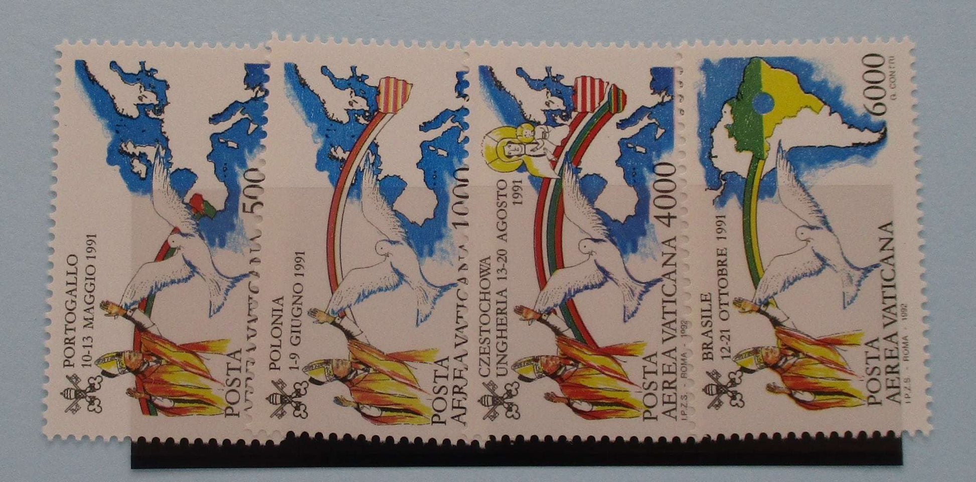 Vatican City Stamps, 1992, SG1019-1022, Mint image 0