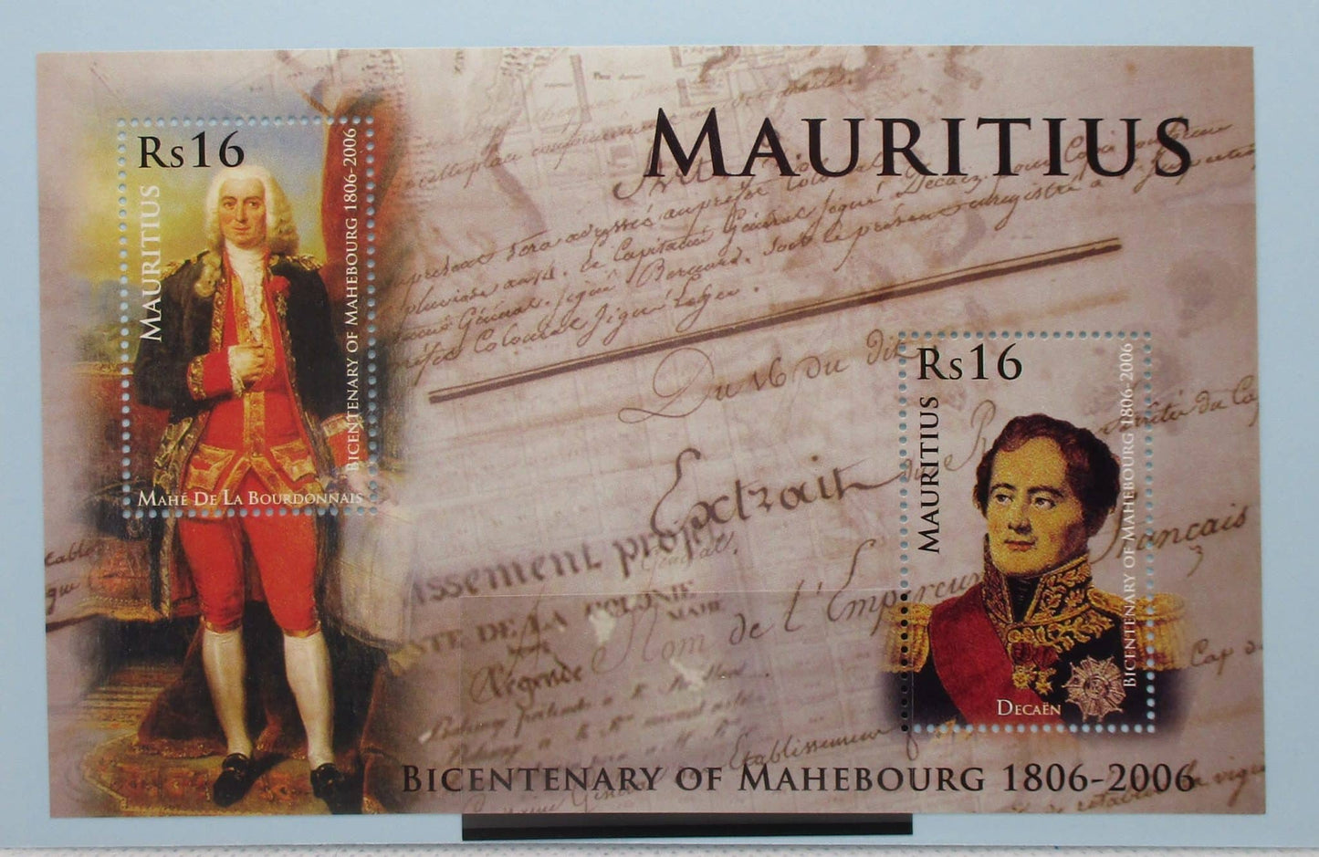 Mauritius Stamps, 2006, MS1144, Mint image 0