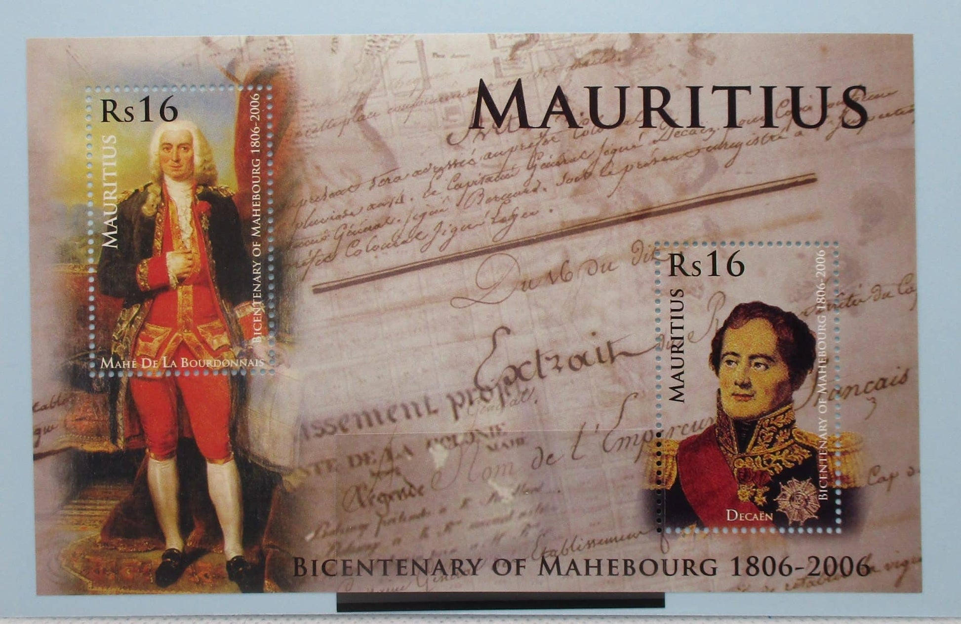 Mauritius Stamps, 2006, MS1144, Mint image 0