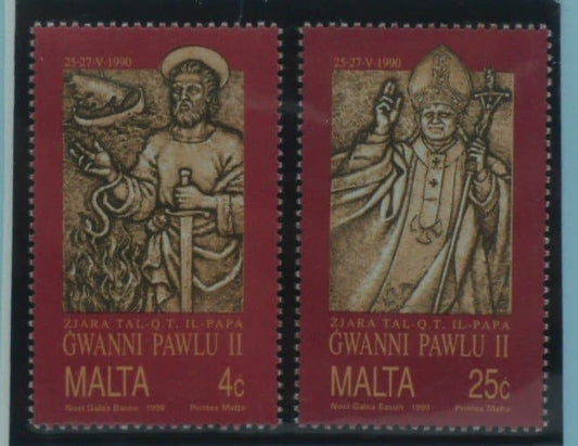 Malta Stamps, 1990, SG874-875, Mint image 0