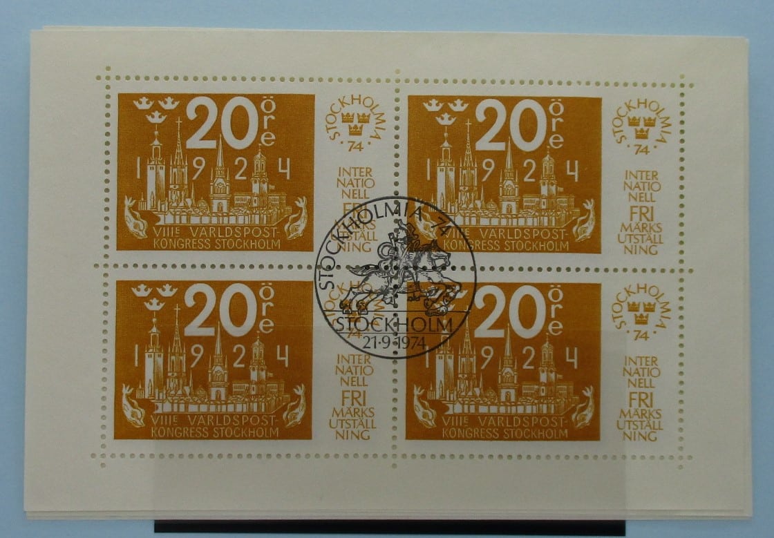 Sweden Stamps, 1974, MS783, Used image 0