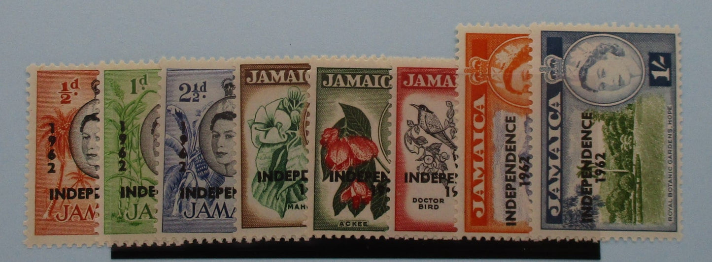 Jamaica Stamps, 1962-63, SG181-188, Mint image 0