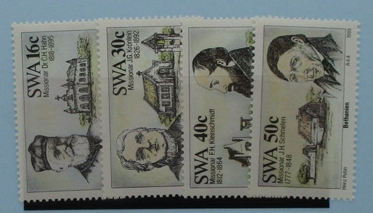 South West Africa Stamps, 1989, SG503-506, Mint image 0