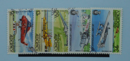 Alderney Stamps, 1985, SGA18-A22, Used image 0