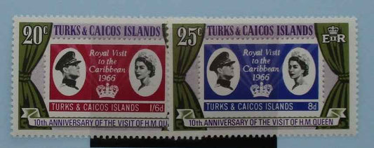 Turks and Caicos Islands Stamps, 1966, SG266-267, Mint image 0