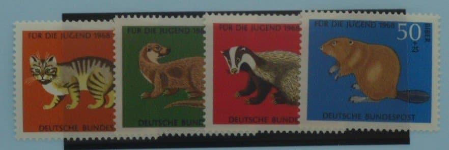 West Germany Stamps, 1968, SG1454-1457, Mint image 0