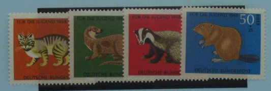 West Germany Stamps, 1968, SG1454-1457, Mint image 0