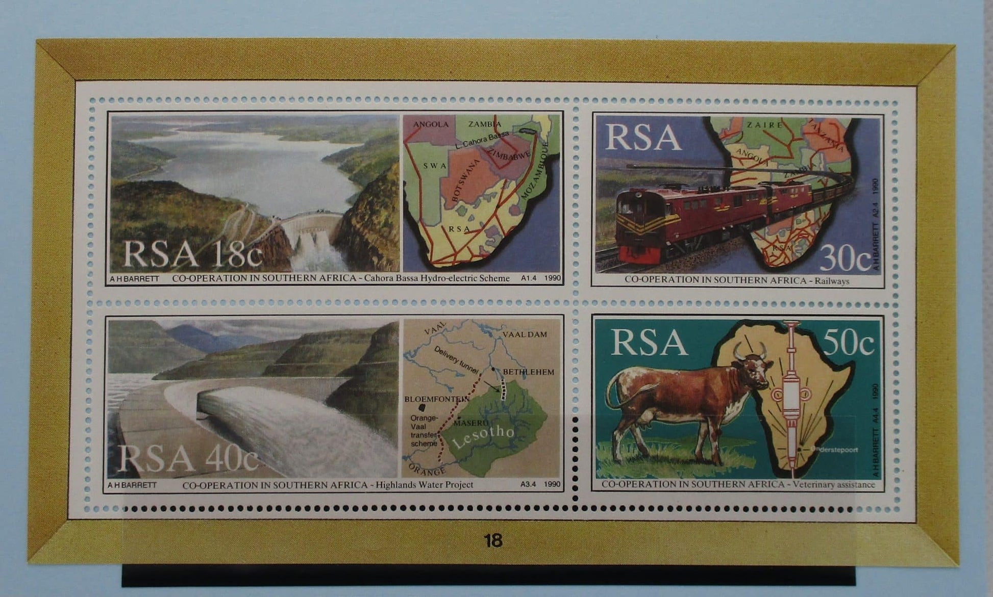 South Africa Stamps, 1990, MS704, Mint image 0