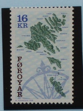 Faroe Islands Stamps, 1996-2000, SG305, Mint image 0